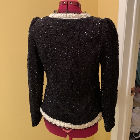 Minyyiny Ladies sparkling jacket with contrast trim NWOT - Picture 8 of 15